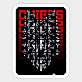 CHIEFS FOOTBALL Sticker